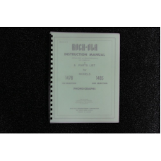 Rock-Ola - Instruction Manual and Parts List  Model 1478 and 1485