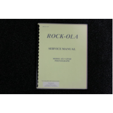 Rock-Ola - Service  Manual Model 432 GP160