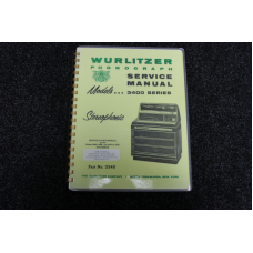 Wurlitzer Service Manual 3400 series