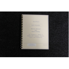 Wurlitzer Service Manual and Parts Catalog 1978 models