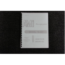 AMI - Model D 40 Service Manual 