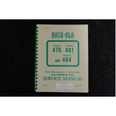 Rock-Ola - Service Manual Model 476, 481, 484