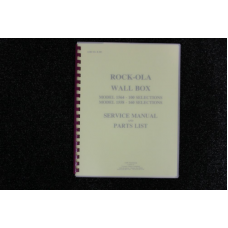 Rock-Ola - Service Manual  en Parts List Model 1564 and 1558