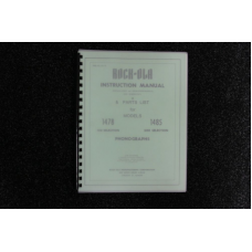 Rock-Ola - Instruction Manual and Parts List  Model 1478 en 1485